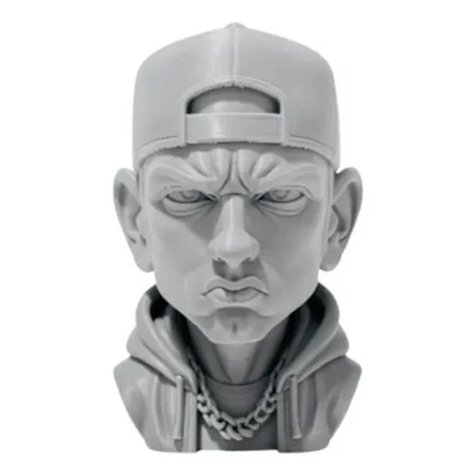 Escultura Decorativa Prints Patro- Busto De Eminem 1