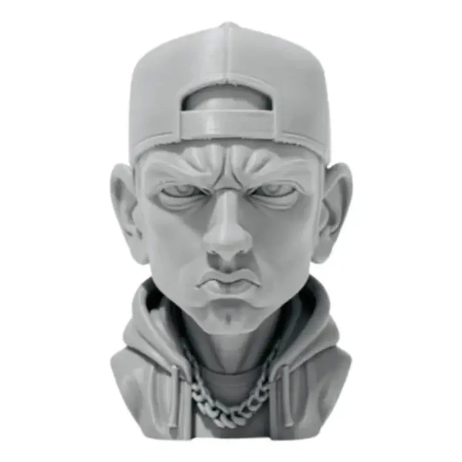 Escultura Decorativa Prints Patro- Busto De Eminem