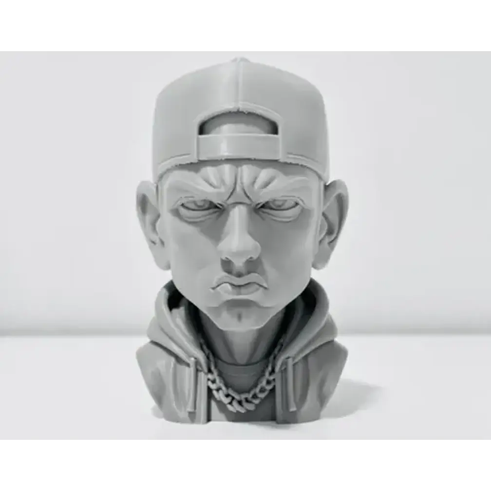 Escultura Decorativa Prints Patro- Busto De Eminem 2