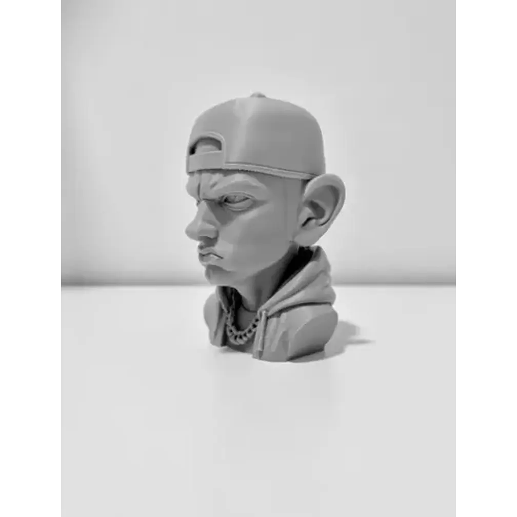 Escultura Decorativa Prints Patro- Busto De Eminem 3