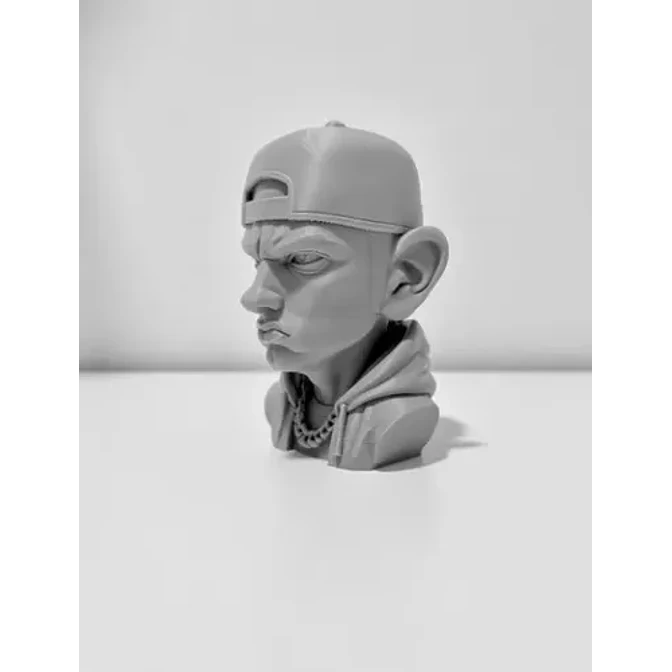 Escultura Decorativa Prints Patro- Busto De Eminem 3