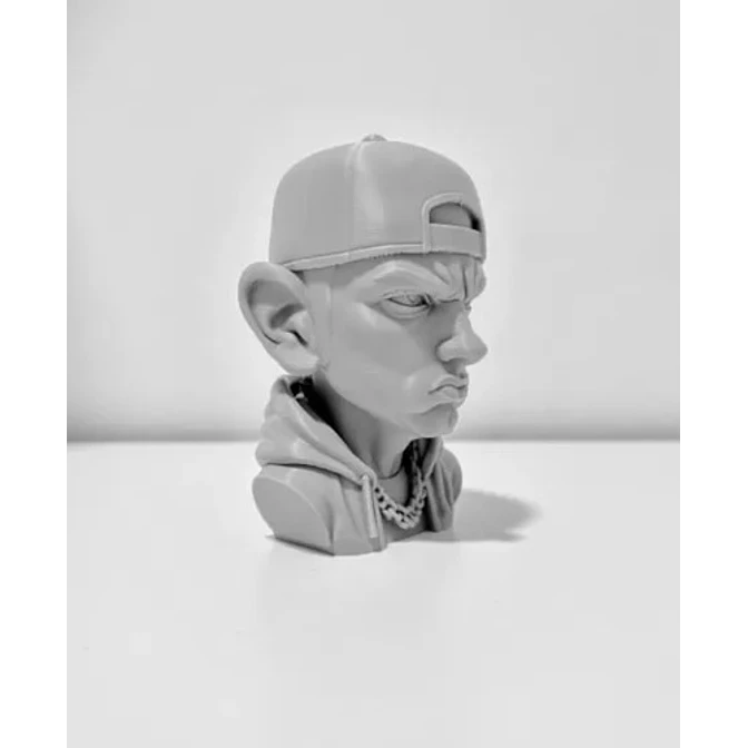 Escultura Decorativa Prints Patro- Busto De Eminem 5
