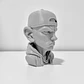 Escultura Decorativa Prints Patro- Busto De Eminem - Miniatura 5