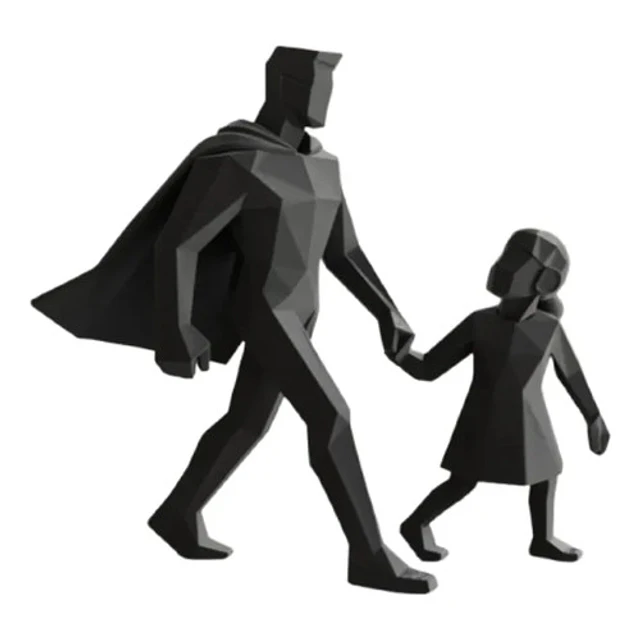 Escultura Decorativa Prints Patro- Papá Superhéroe