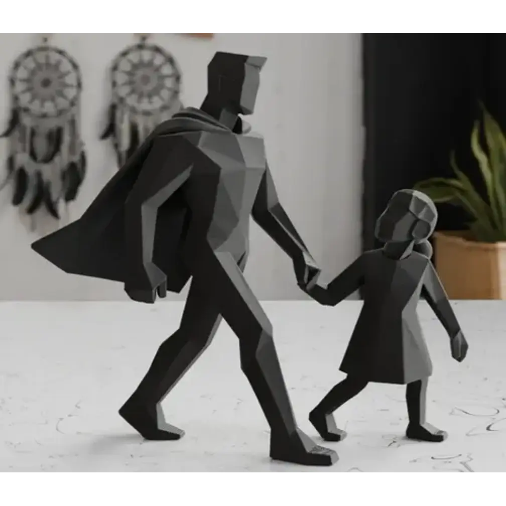Escultura Decorativa Prints Patro- Papá Superhéroe 2