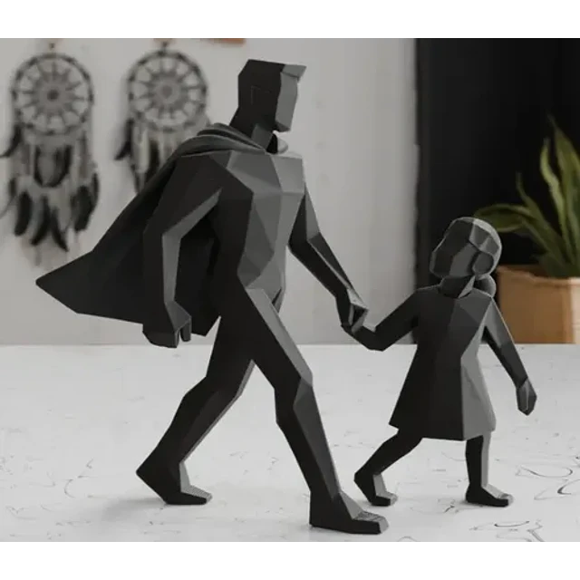 Escultura Decorativa Prints Patro- Papá Superhéroe