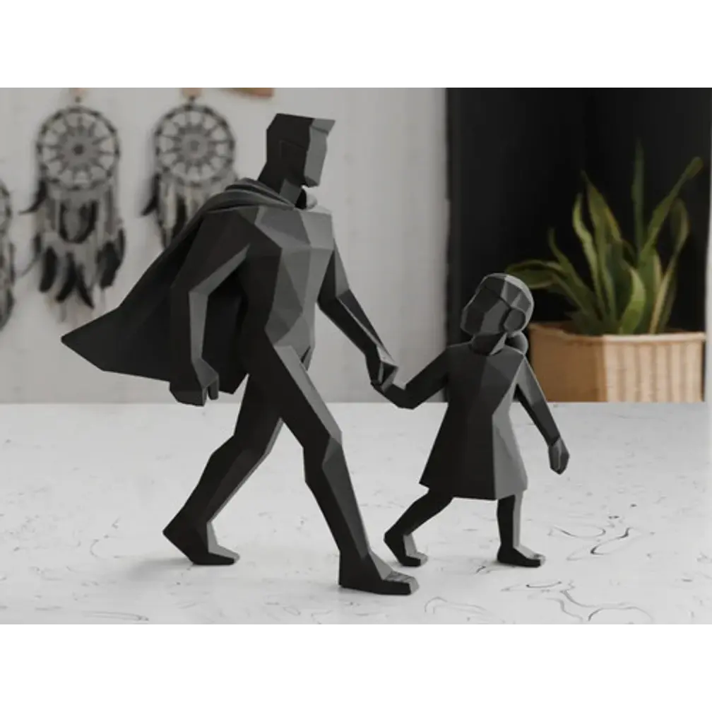 Escultura Decorativa Prints Patro- Papá Superhéroe 3