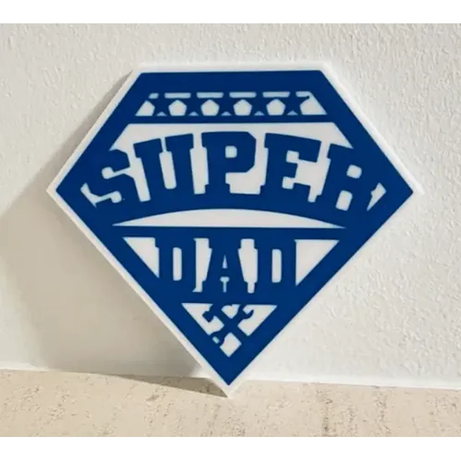 Escultura Decorativa Prints Patro- Super Papá 2