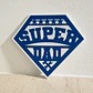 Escultura Decorativa Prints Patro- Super Papá - Miniatura 3