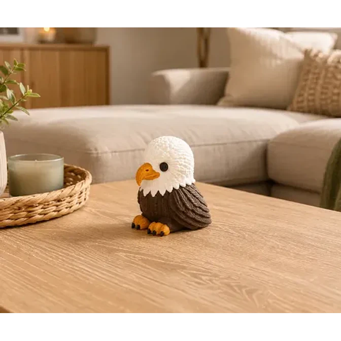 Figura Decorativa Prints Patro- Águila De Punto 3