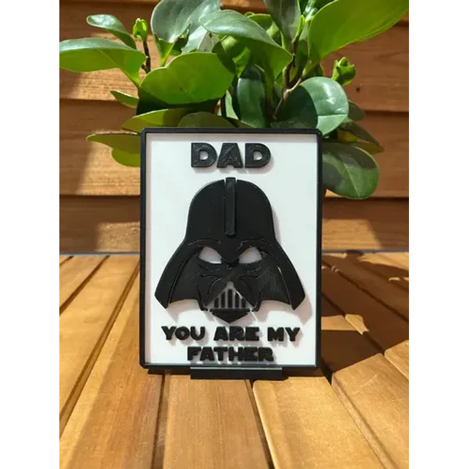 Escultura Decorativa Prints Patro- Tu Eres Mi Padre 2