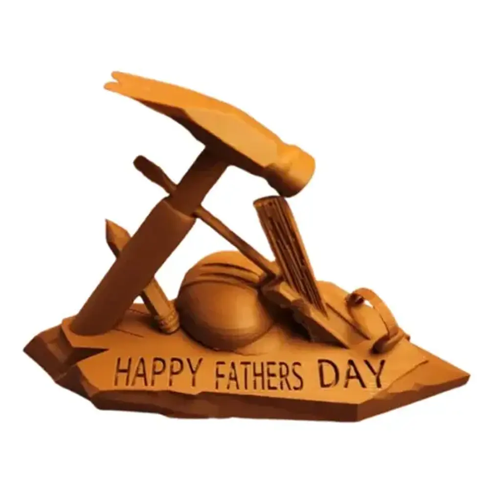 Escultura Decorativa Prints Patro- Día Del Padre Constructor 1