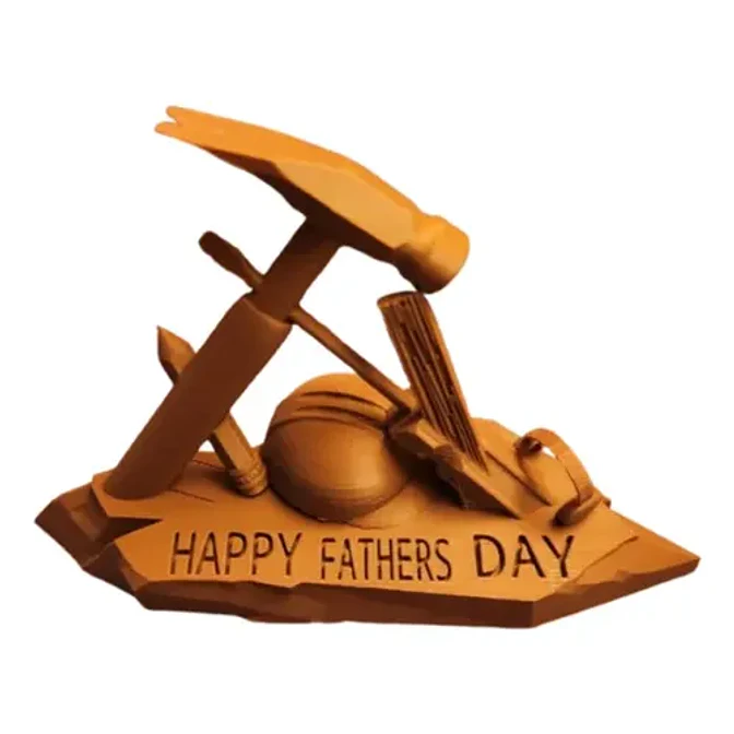Escultura Decorativa Prints Patro- Día Del Padre Constructor 1