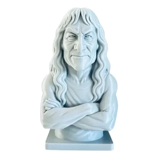Escultura Decorativa Prints Patro- Busto Steve Harris V1