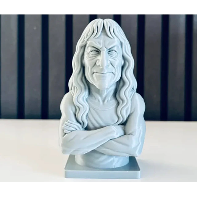 Escultura Decorativa Prints Patro- Busto Steve Harris V1