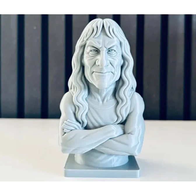 Escultura Decorativa Prints Patro- Busto Steve Harris V1 2
