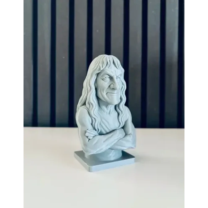 Escultura Decorativa Prints Patro- Busto Steve Harris V1 3