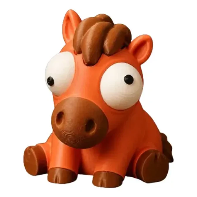 Figura Decorativa Prints Patro- Caballo Ojos Saltones 1
