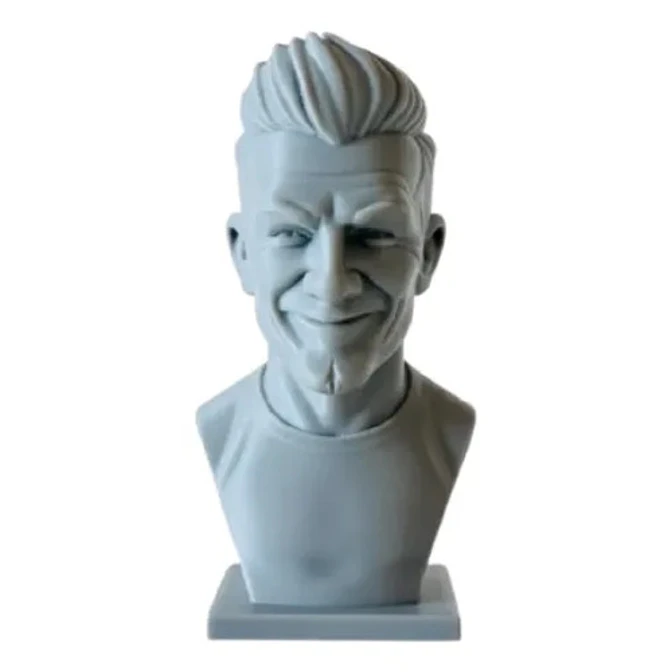 Escultura Decorativa Prints Patro- Busto David Beckham 1