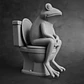 Figura Decorativa Prints Patro- Rana Inodoro - Miniatura 4