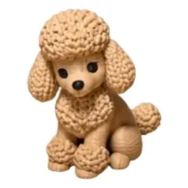 Figura Decorativa Prints Patro- Poodle De Punto