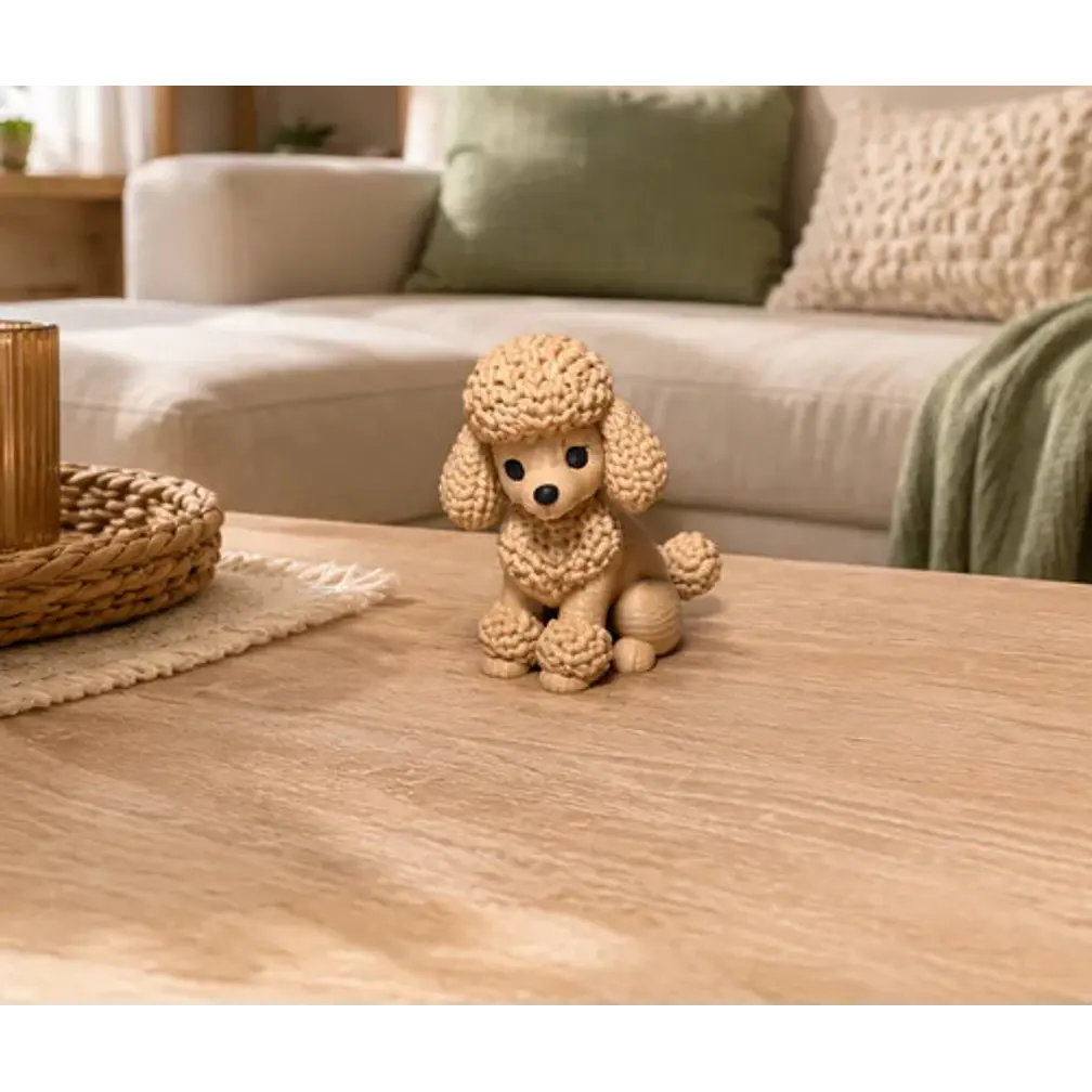 Figura Decorativa Prints Patro- Poodle De Punto 2