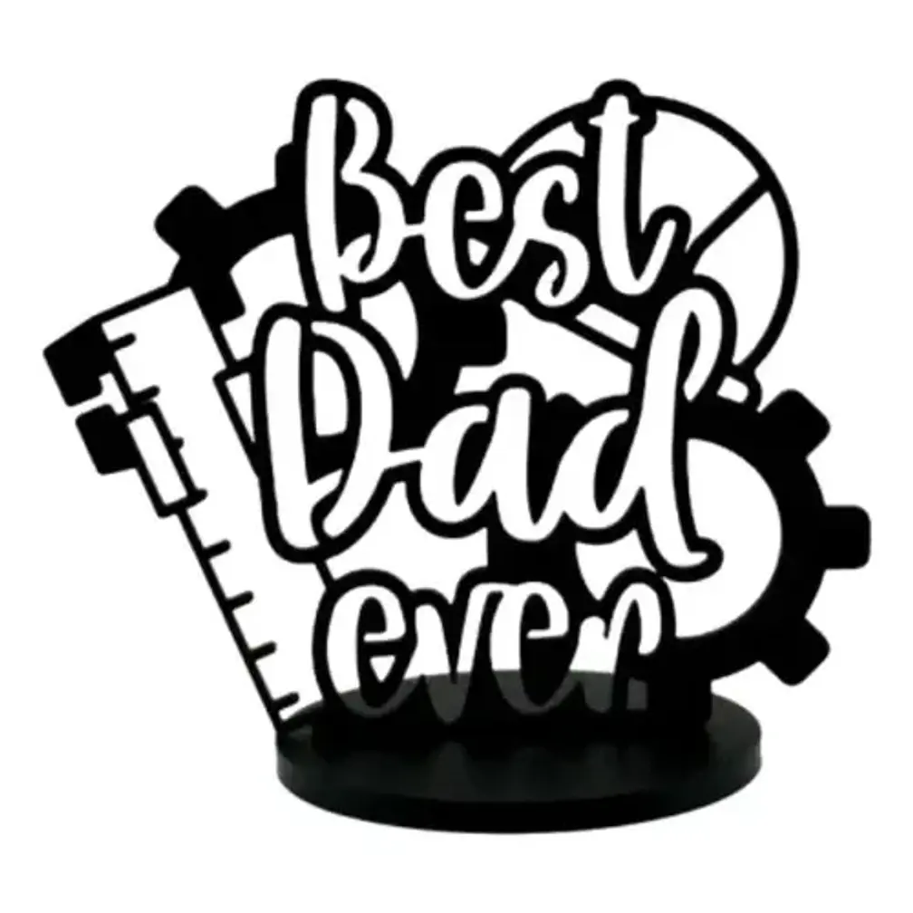 Escultura Decorativa Prints Patro- El Mejor Papá V1 1