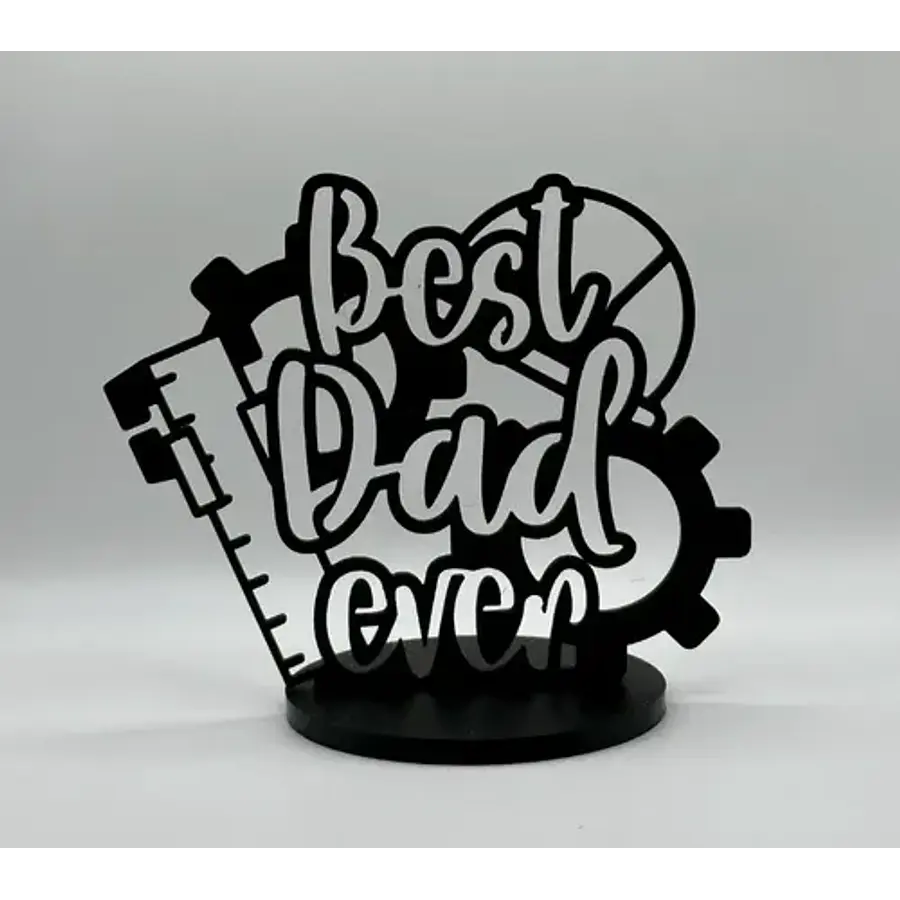 Escultura Decorativa Prints Patro- El Mejor Papá V1