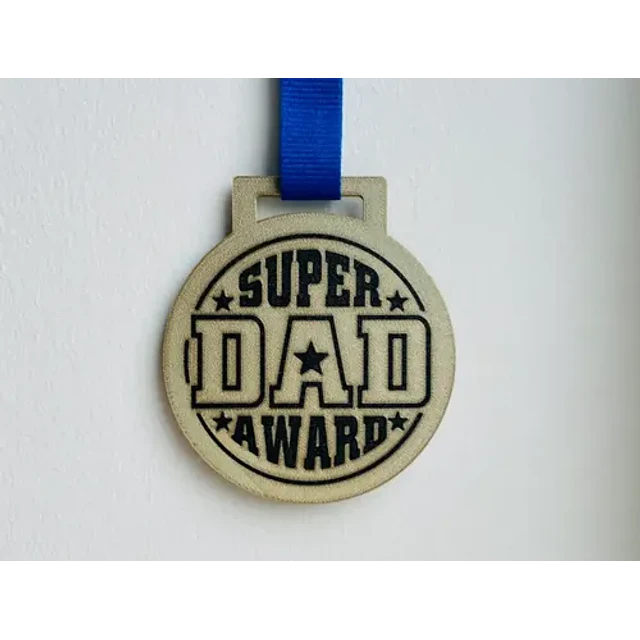 Figura Decorativa Prints Patro- Medalla Al Mejor Padre