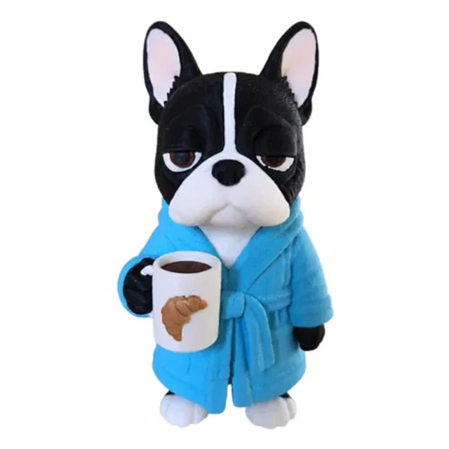 Figura Decorativa Prints Patro- Bulldog Madrugador