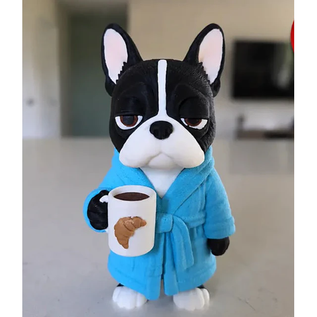Figura Decorativa Prints Patro- Bulldog Madrugador