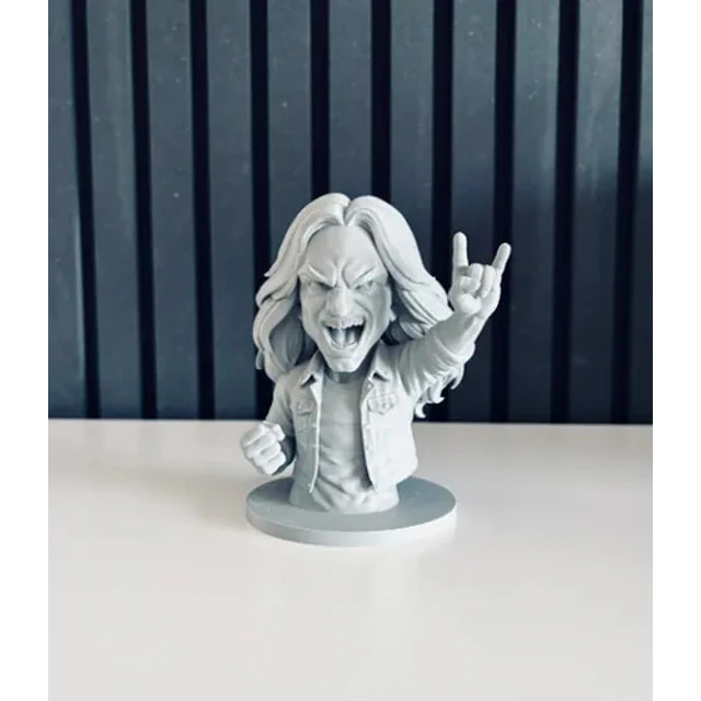Escultura Decorativa Prints Patro- Busto De Cliff Burton