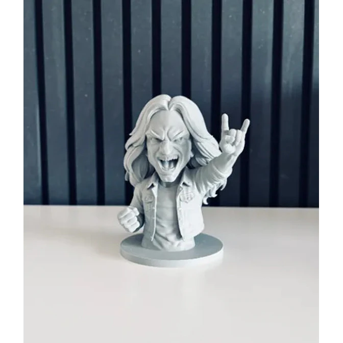Escultura Decorativa Prints Patro- Busto De Cliff Burton 2