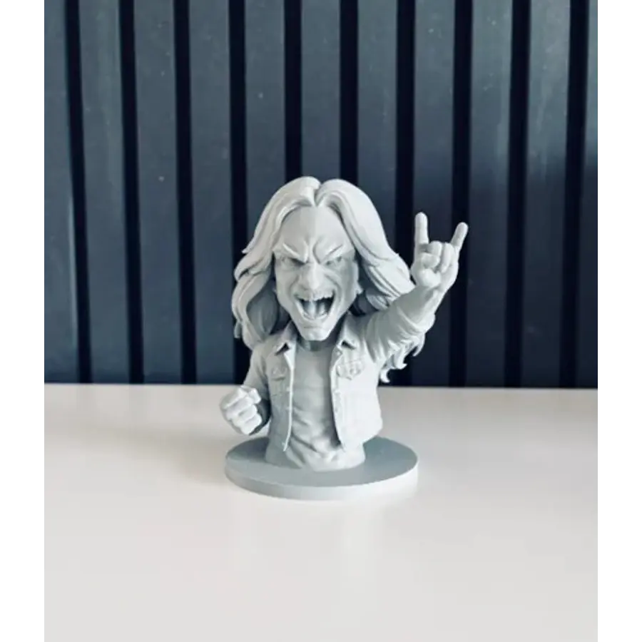 Escultura Decorativa Prints Patro- Busto De Cliff Burton