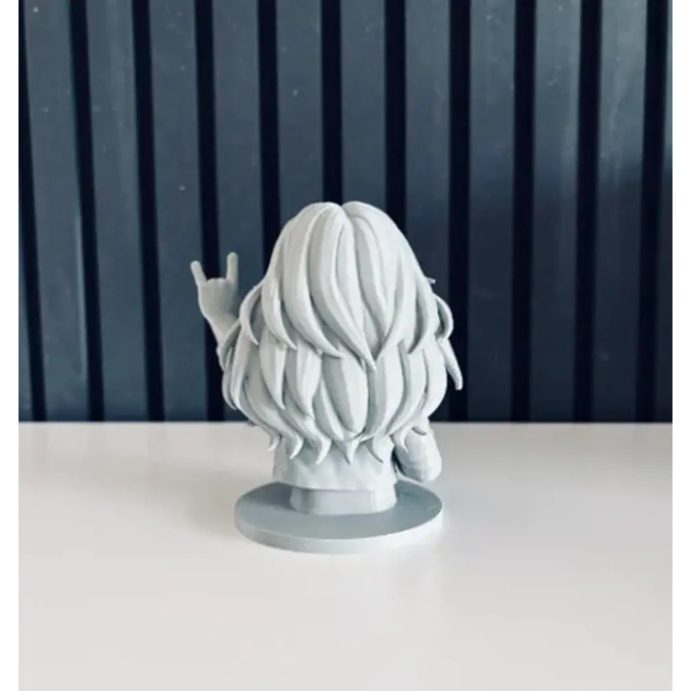 Escultura Decorativa Prints Patro- Busto De Cliff Burton 4