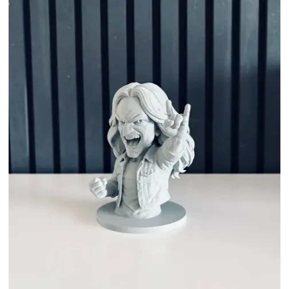 Escultura Decorativa Prints Patro- Busto De Cliff Burton 5