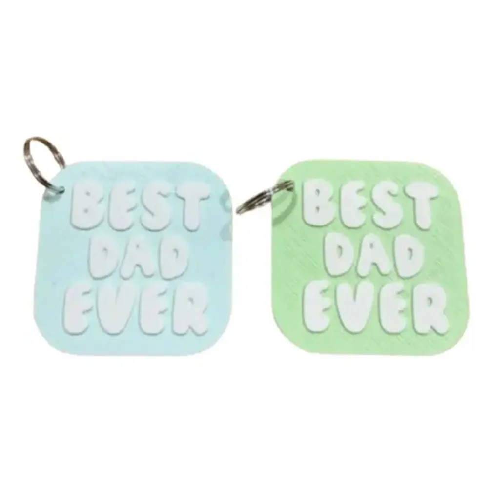 Llavero Prints Patro- El Mejor Papá (pack De 2) 1