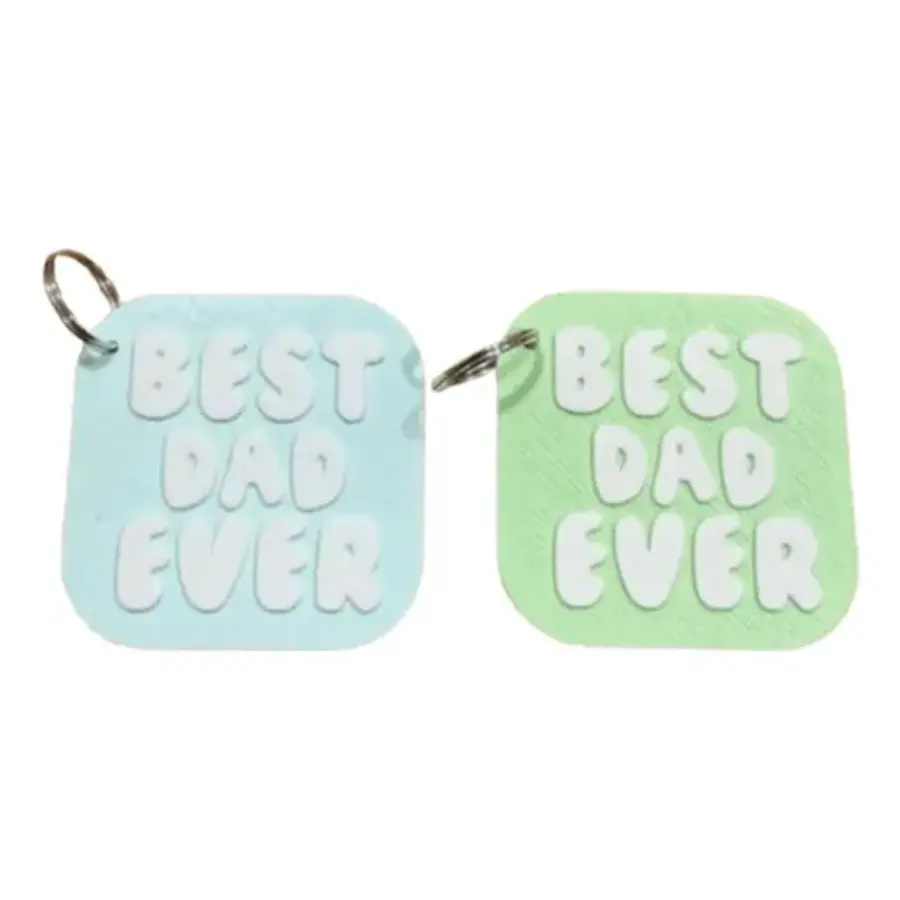 Llavero Prints Patro- El Mejor Papá (pack De 2)