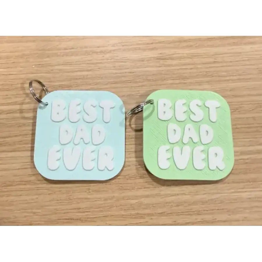Llavero Prints Patro- El Mejor Papá (pack De 2)