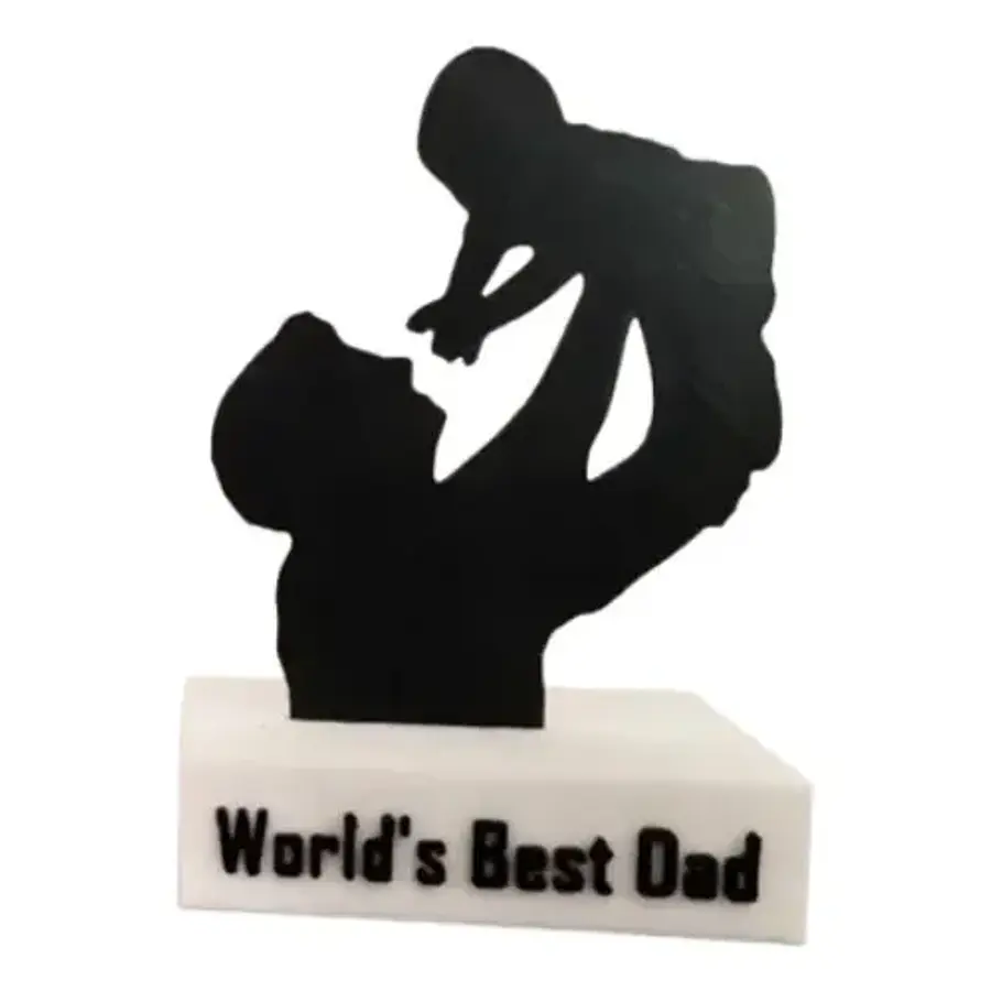 Figura Decorativa Prints Patro- Trofeo Al Mejor Papá