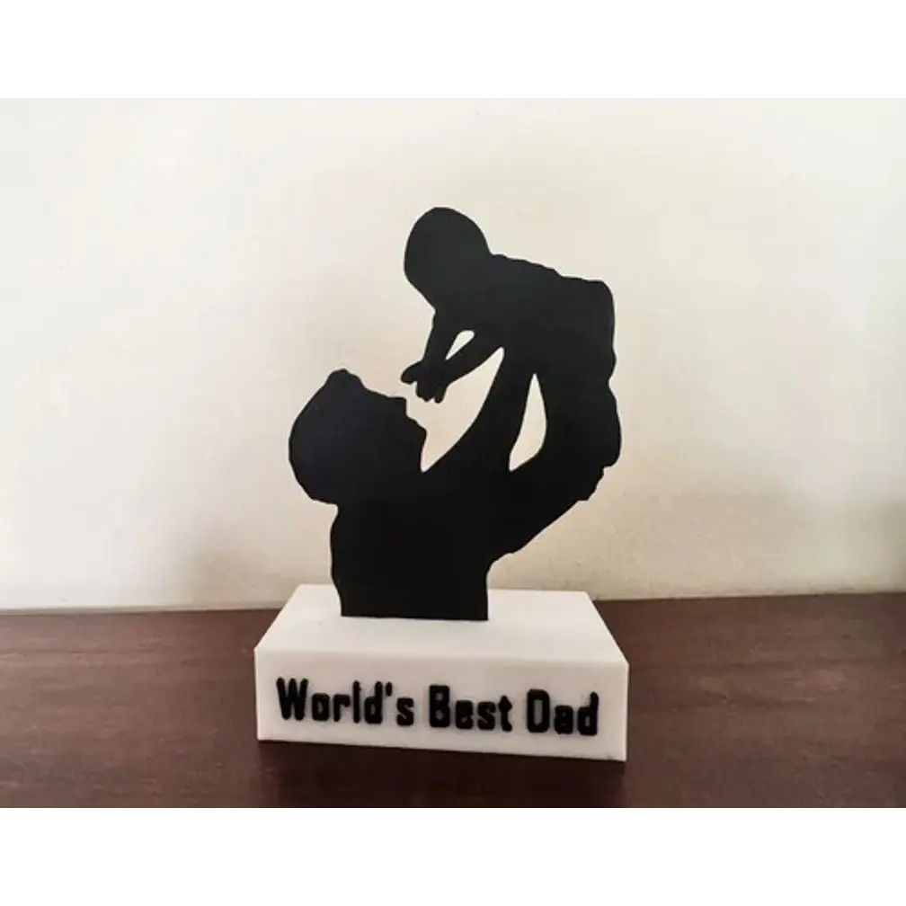 Figura Decorativa Prints Patro- Trofeo Al Mejor Papá 2