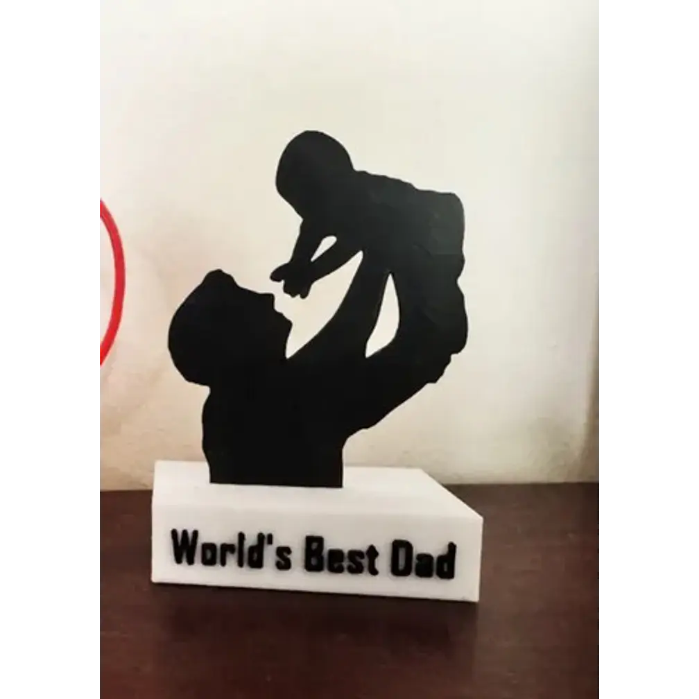 Figura Decorativa Prints Patro- Trofeo Al Mejor Papá 3