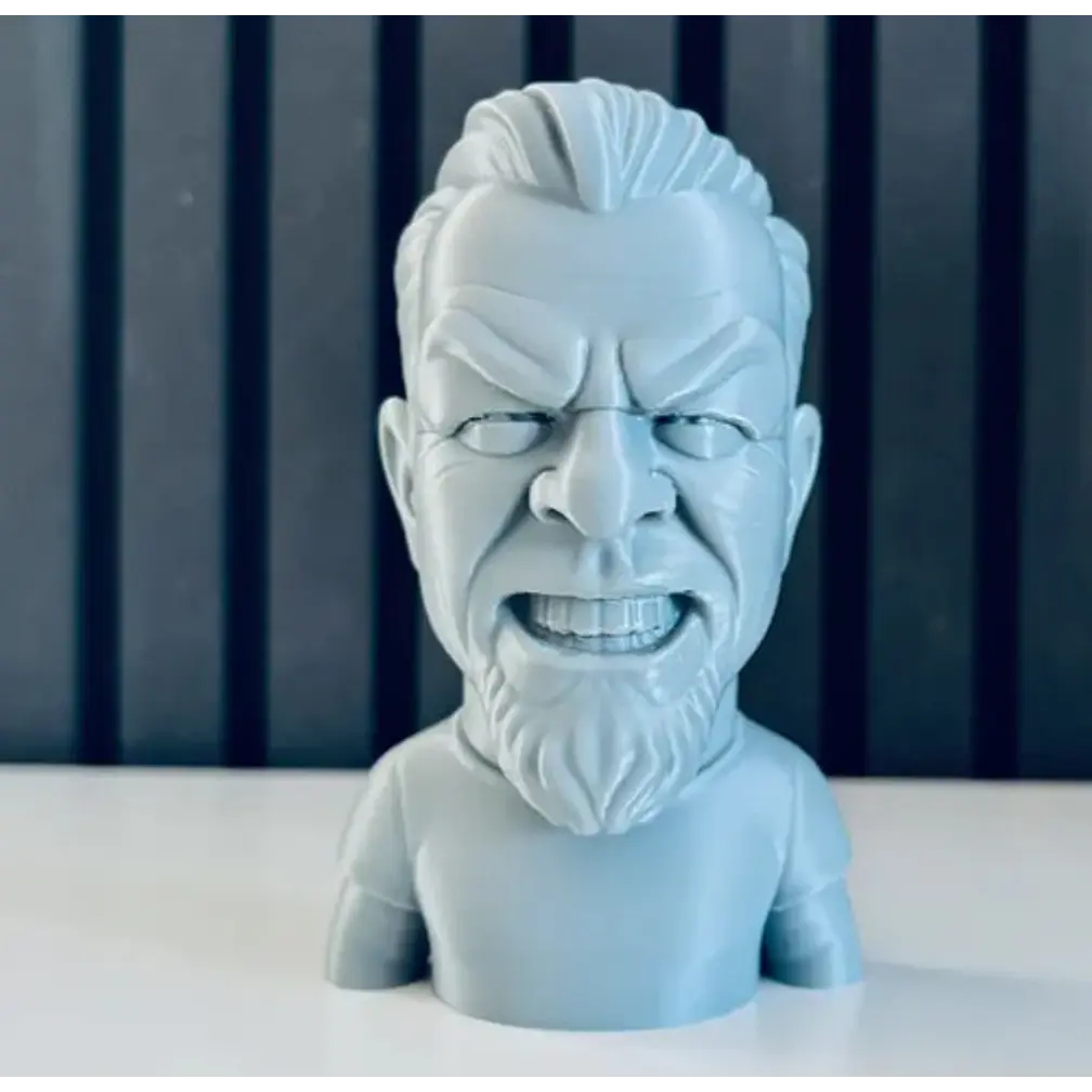 Escultura Decorativa Prints Patro- Busto James Hetfield 2