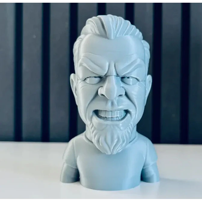 Escultura Decorativa Prints Patro- Busto James Hetfield 2