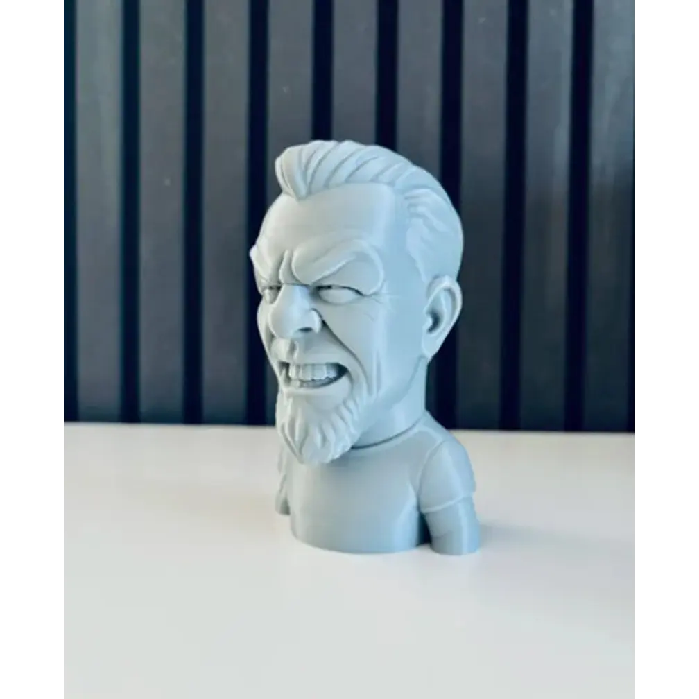 Escultura Decorativa Prints Patro- Busto James Hetfield 4