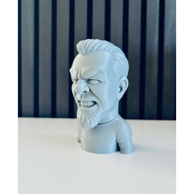 Escultura Decorativa Prints Patro- Busto James Hetfield 4