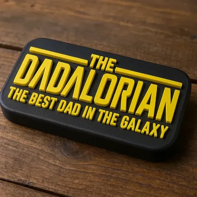 Escultura Decorativa Prints Patro- Mejor Papá De La Galaxia