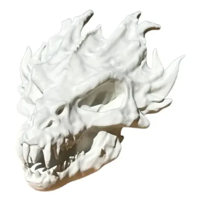 Figura Decorativa- Cabeza De Dragón Furioso 1