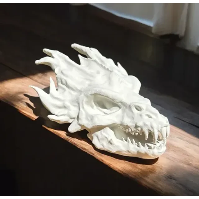 Figura Decorativa- Cabeza De Dragón Furioso