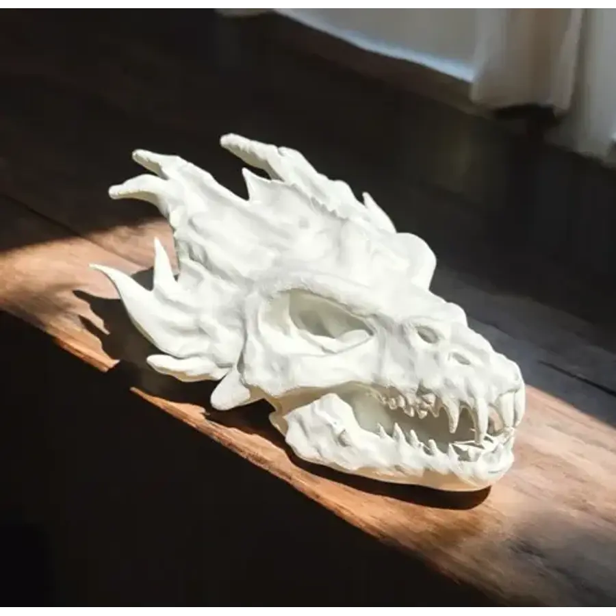 Figura Decorativa- Cabeza De Dragón Furioso